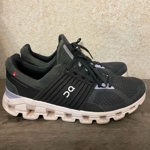 On cloud lavender and black shoes. Worn 5 times in excellent condition.